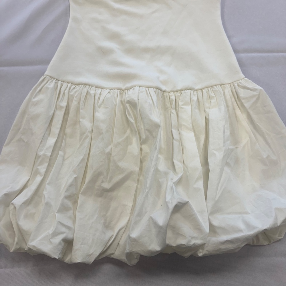 Mable Bubble Dress White Size S - Picture 5 of 9